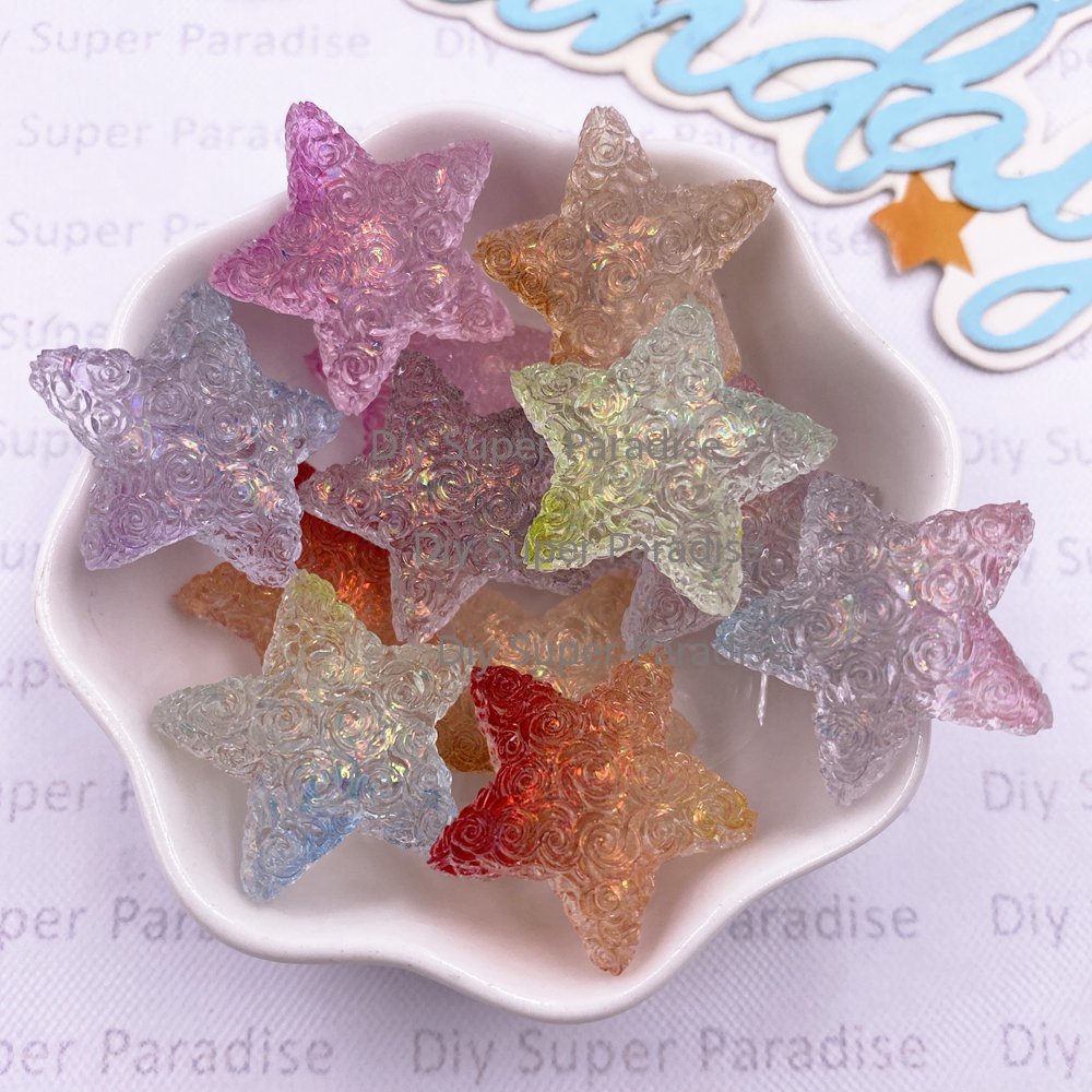 Paradise Jewelry & Watches Llc Photos - Figurine en résine transparente couleur bonbon,