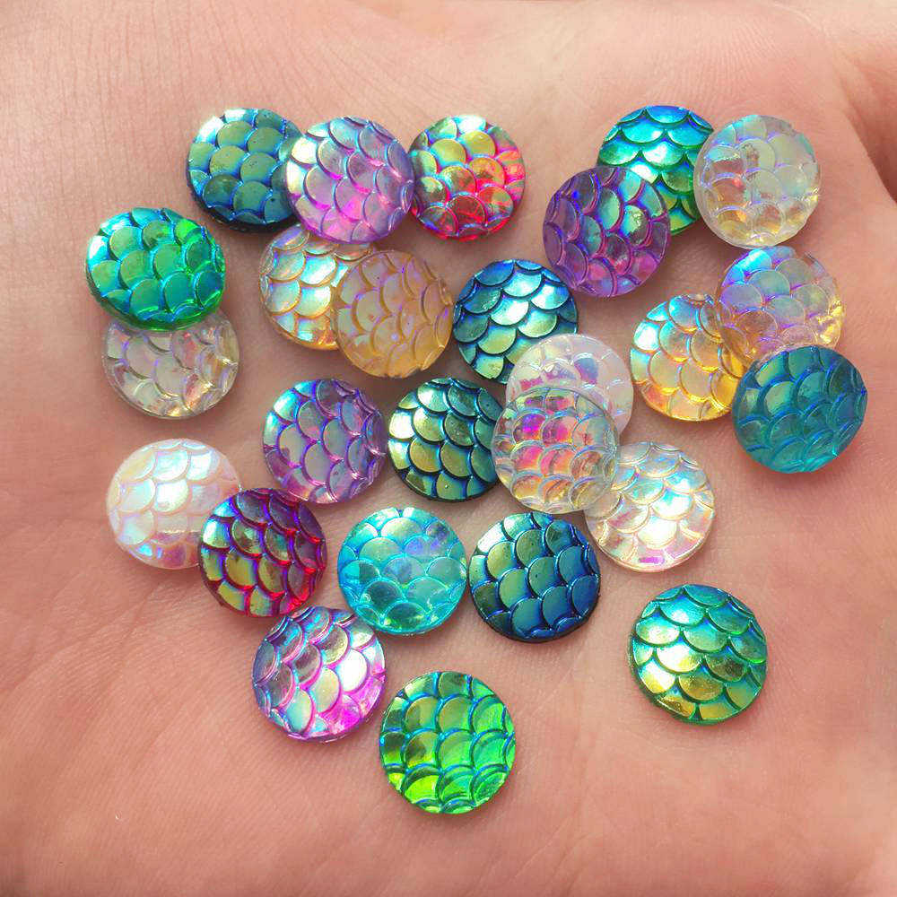 Paradise Jewelry & Watches Llc Photos - Brillant 100 pièces AB résine 10mm