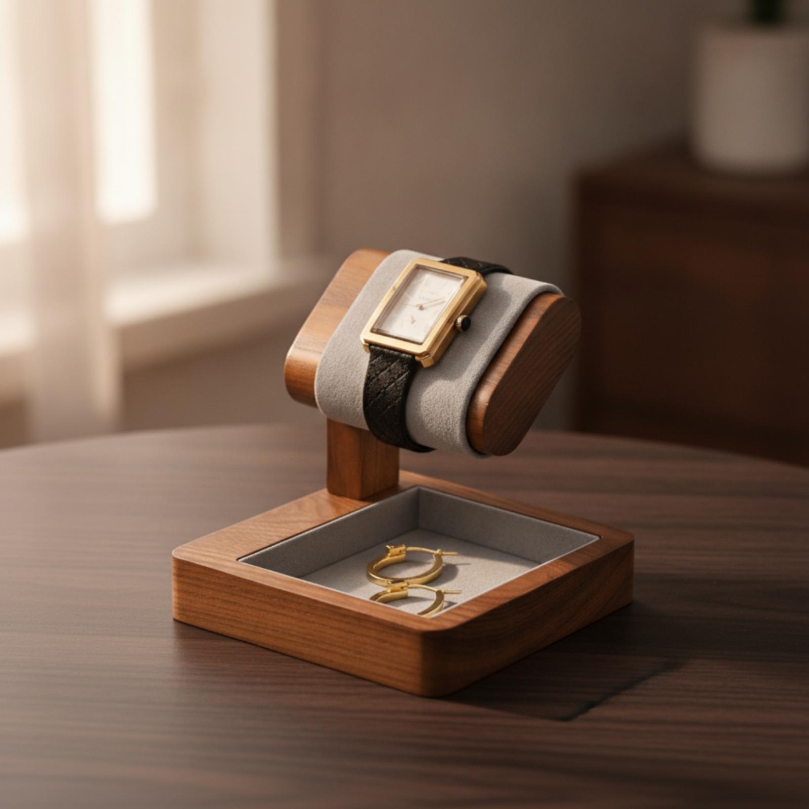 Support de montres en bois mas - Jewelry And Watches Store avis et prix