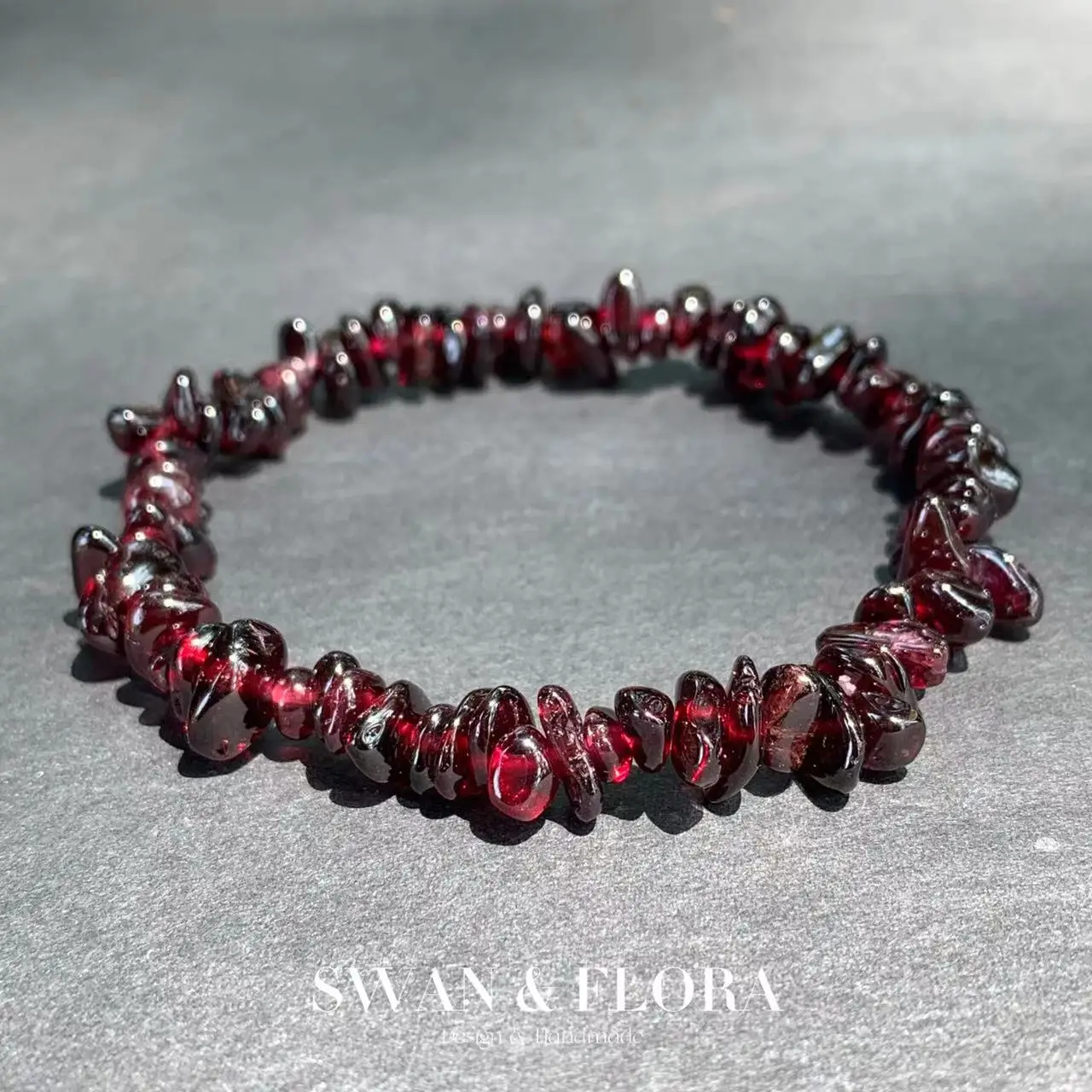 Bracelet grenat naturel pour f - Gemstone Bracelet Healing avis et prix