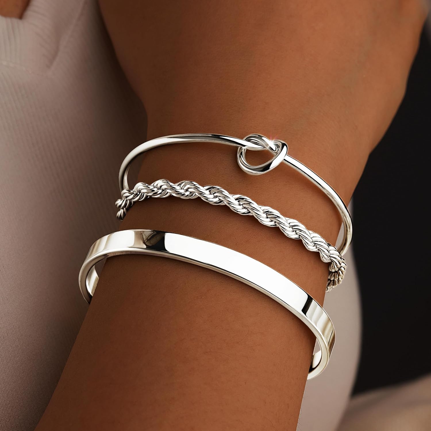 Bracelets en argent sterling 9 - Jewelry Essentials Watches avis et prix