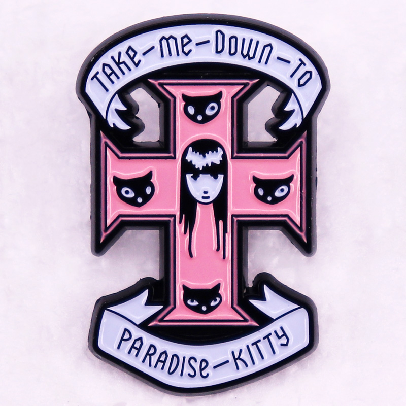 Broche en Émail avec Croix Ros - Paradise Jewelry & Watches Llc Photos avis et prix