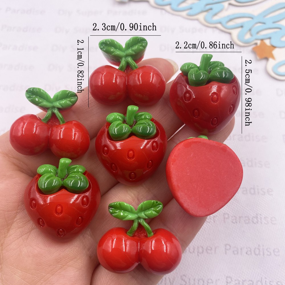 8 pièces résine Kawaii coloré  - Paradise Jewelry & Watches Llc Photos avis et prix