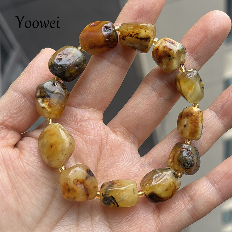 Bracelets 100% Ambre Véritable - Gemstone Bracelet Healing avis et prix