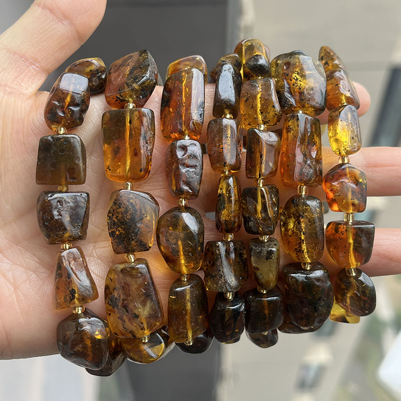 Bracelets 100% Ambre Véritable - Gemstone Bracelet Healing avis et prix