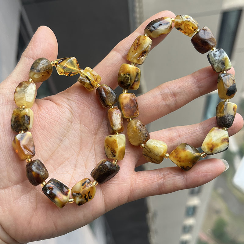 Bracelets 100% Ambre Véritable - Gemstone Bracelet Healing avis et prix